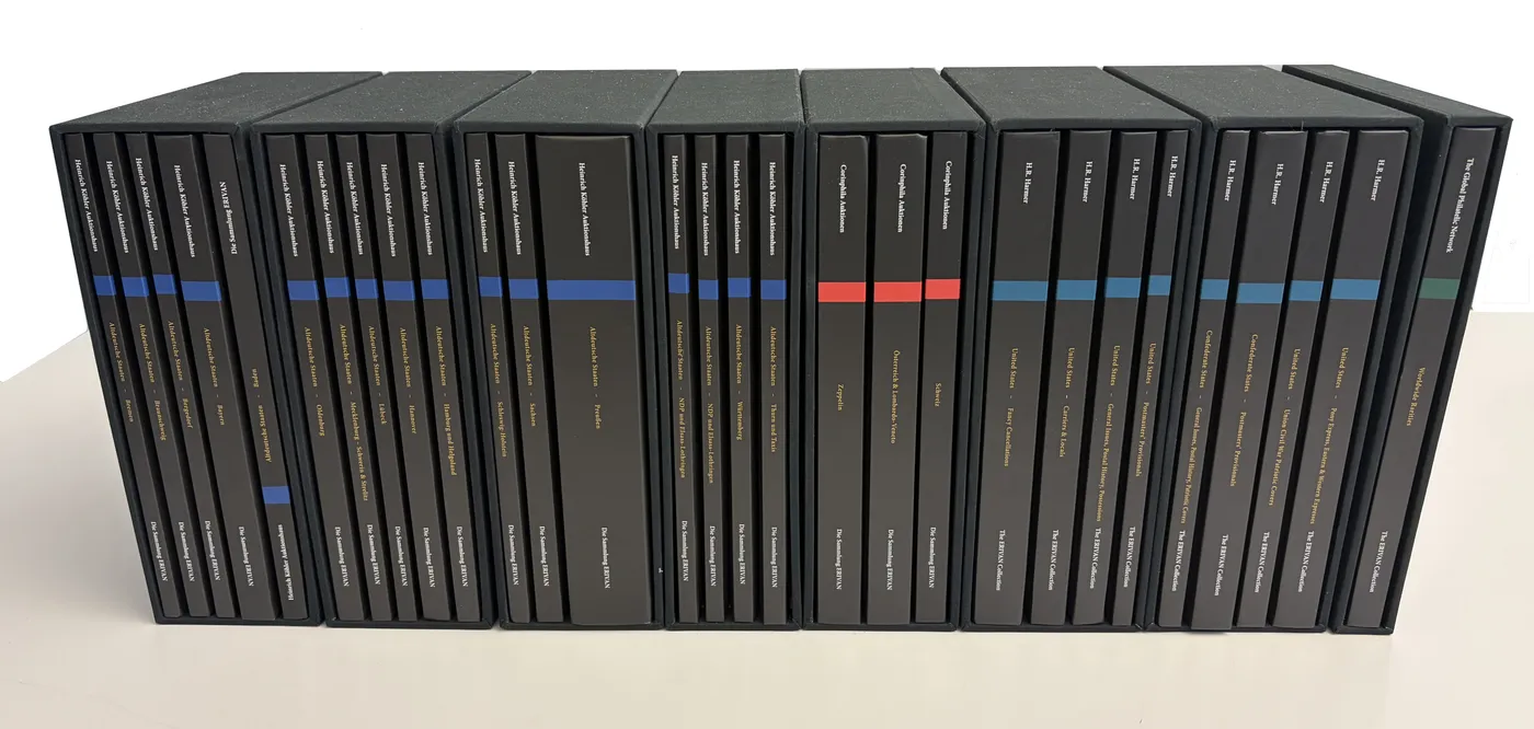 The 29-volume ERIVAN Sales bibliophile edition in eight slipcases, the Grand Prix